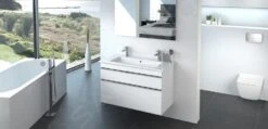 Villeroy & Boch Venticello - Wastafelkast, 953x590x502 Mm, 2 Laden, Glosy White A92601DH -Badkamer Luxe b1cb4f84527cf57de8383e71