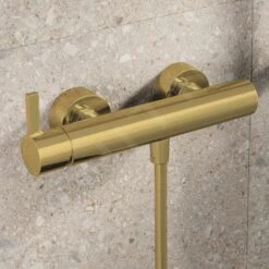 Ideal Standard Joy - Douchekraan, Brushed Gold BC785A2 -Badkamer Luxe b1d7002fa5576f9b4f2be922