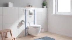 Grohe Solido - Toiletset Met Hangend Toilet + Softclose Wc Bril, Rimless, Arena Cosmopolitan Drukknop, Chroom 39700000 -Badkamer Luxe b294a2f9b5a1c0105efbc699