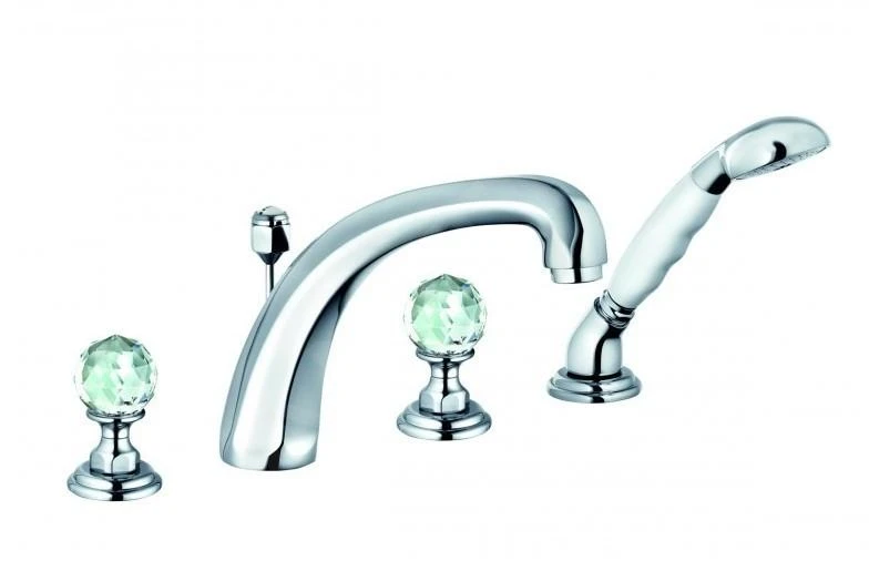 Kludi Adlon - Badmengkraan Met Waste, 4-gats Installatie, Chroom 5152405G5 1 Kludi Adlon - Badmengkraan Met Waste, 4-gats Installatie, Chroom 5152405G5