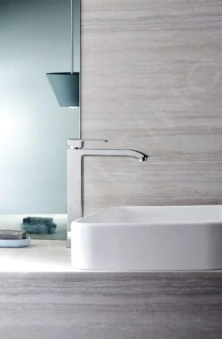 Paffoni Level - Wastafelkraan, Chroom LES081CR -Badkamer Luxe b315fb8eb28deffea197c4bd