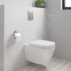 Grohe Solido - Toiletset, Hangtoilet Euro Ceramic En Softclose Toiletzitting, Bedieningsknop Skate Cosmopolitan, Chroom/wit 39889000 -Badkamer Luxe b39f49a1da1c8c5ed4debd12