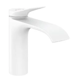 Hansgrohe Vivenis - Wastafelkraan 110, Incl. Afvoergarnituur, EcoSmart, Mat Wit 75020700