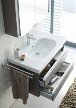 Duravit Ketho - Wastafelonderkast 480x600x475 Mm, 1 Lade, Glanzend Wit KT642802222 -Badkamer Luxe b3fba2e0d98dd1020b7f9d02 1