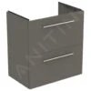 Ideal Standard I.Life S - Wastafelonderkast, 600x375x630 Mm, 2 Laden, Mat Kwartsgrijs T5293NG