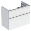 Geberit ICon - Wastafelonderkast 740x615x416 Mm, 2 Laden, Glanzend Wit 502.308.01.2