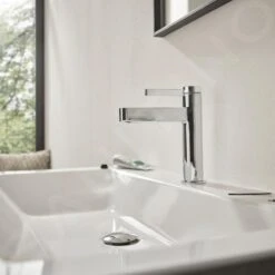 Hansgrohe Finoris - Wastafelkraan 110, Incl. Push-Open Afvoer, CoolStart, EcoSmart, Chroom 76024000 -Badkamer Luxe b5e64d0715fa0cef4515133a