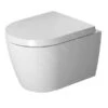 Duravit ME By Starck - Hangend Toilet Compact, Rimless, Met HygieneGlaze, Wit/mat Wit 2530099000