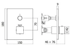 Paffoni Compact Box - Inbouw Thermostatische Douchekraan, Rvs CPT513ST -Badkamer Luxe b863067b46afeef88b851bf9 1