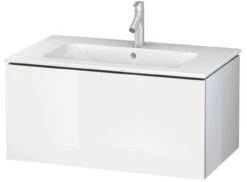 Duravit L-Cube - Wastafelonderkast 400x820x481 Mm, 1 La, Glanzend Wit LC614102222
