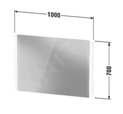 Duravit Ketho.2 - Spiegel Met LED-verlichting, 700x1000x33 Mm K27073000000000 -Badkamer Luxe b9722c8b4afa4254b768f2b3