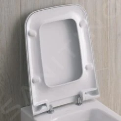 Geberit ICon - Closetzitting, Duroplast, Softclose, Wit 571910000 -Badkamer Luxe b998010693a6aa66defe90b6