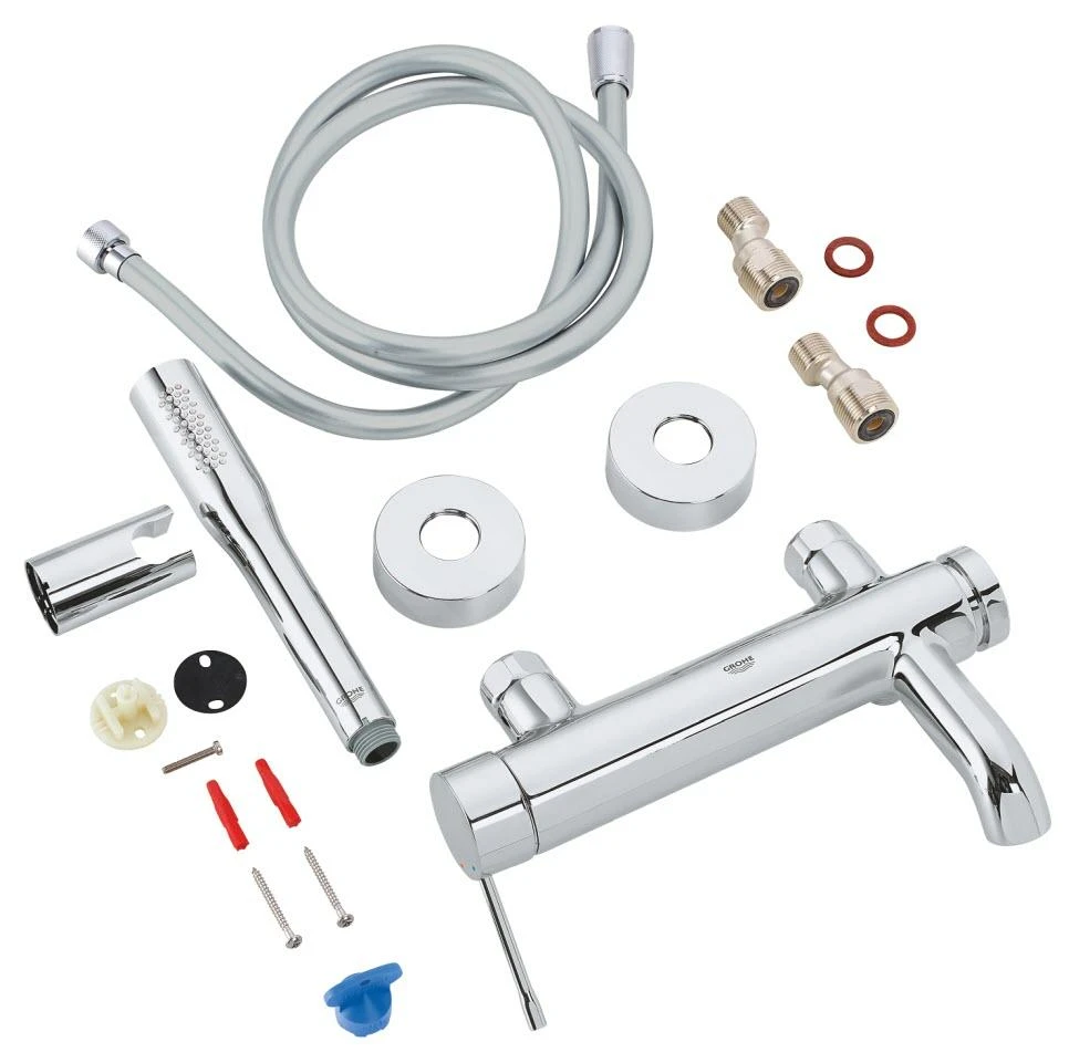 Grohe Essence - Badkraan Met Handdouche Chroom 33628001 3 Grohe Essence - Badkraan Met Handdouche Chroom 33628001 - Afbeelding 3