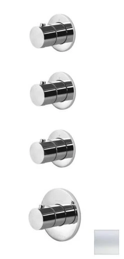 Paffoni Modular Box - Thermostatische Inbouwkraan, Voor 3 Uitgangen, Mat Wit MDE019BO