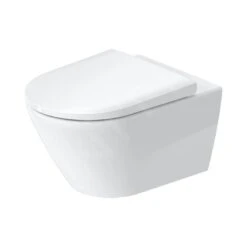 Duravit D-Neo - Hangend Toilet, Rimless, Met WonderGliss, Wit 25770900001