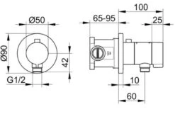 Keuco IXMO - SOLO Inbouw Thermostatische Douchekraan Incl. Inbouwdeel, Chroom 59554010021 8 Keuco IXMO - SOLO Inbouw Thermostatische Douchekraan Incl. Inbouwdeel, Chroom 59554010021 -Badkamer Luxe badfb2afe7678014fcc50bb5