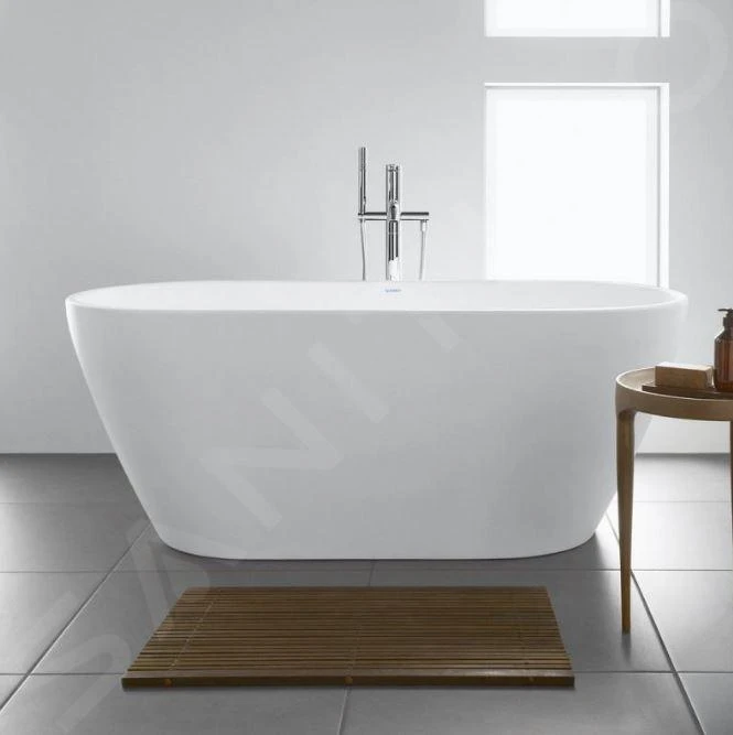 Duravit D-Neo - Vrijstaand Bad, 1600x750 Mm, DuraSolid, ClickClack, Wit 700477000000000 6 Duravit D-Neo - Vrijstaand Bad, 1600x750 Mm, DuraSolid, ClickClack, Wit 700477000000000 - Afbeelding 6