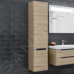 Villeroy & Boch Subway 2.0 - Hoge Badkamerkast, 1650x370x350 Mm, Scharnieren Links, Jilm Impresso A70900PN -Badkamer Luxe bc554dadaaa2fa8f7547b54c