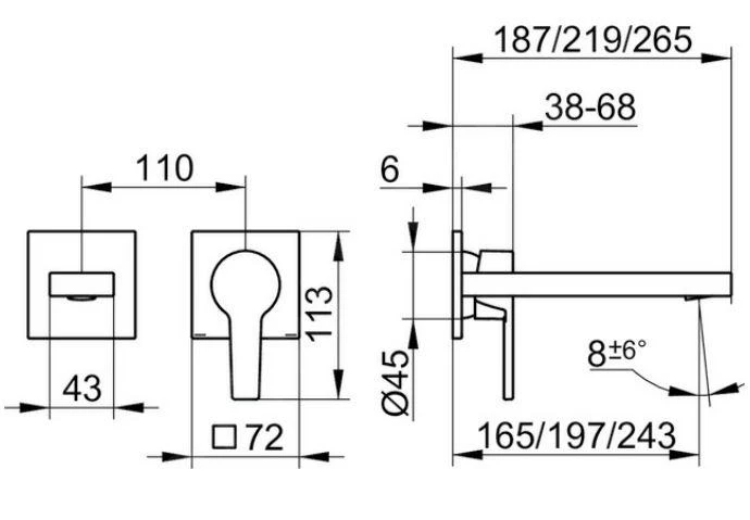 Keuco Edition 11 - Inbouw Wastafelkraan, 2-gats, Chroom 51116010200 2 Keuco Edition 11 - Inbouw Wastafelkraan, 2-gats, Chroom 51116010200 - Afbeelding 2