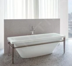 Duravit Xviu - Vrijstaand Bad, 1600x800 Mm, Met Metalen Onderstel, Wit/champagne 700444000B10000 7 Duravit Xviu - Vrijstaand Bad, 1600x800 Mm, Met Metalen Onderstel, Wit/champagne 700444000B10000 -Badkamer Luxe bd13ea77b759dc1dc740d868