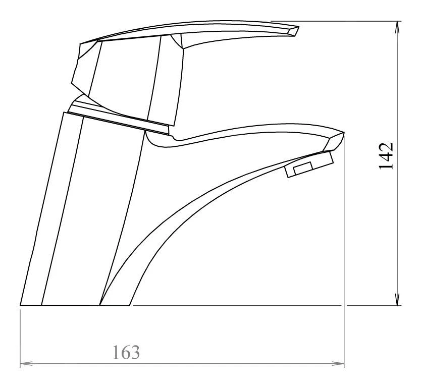 Novaservis Metalia 56 - Wastafelkraan Met Waste, Chroom 56001,0 2 Novaservis Metalia 56 - Wastafelkraan Met Waste, Chroom 56001,0 - Afbeelding 2