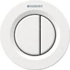 Geberit Spoelsystemen - Afstandsbediening Type 01, Pneumatisch, Voor 2-toets Spoeling, Alpine Wit 116.042.11.1