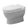 Duravit Starck 3 - Staande Closet, Afvoer Naar Acher, Met HygieneGlaze, Alpine Wit 0124092000