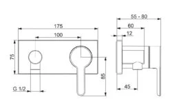 Hansa Designo - Inbouw Douchekraan, Chroom 44509583 4 Hansa Designo - Inbouw Douchekraan, Chroom 44509583 -Badkamer Luxe bdfaa5b1d9df4c3546093695
