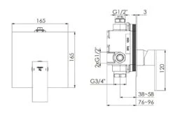 Steinberg 160 - Afdekset Voor Douchekraan, Chroom 160 2243 3 -Badkamer Luxe be2b0b41c9e30856659db0e7