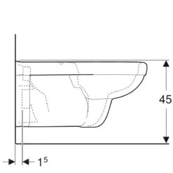 Geberit Selnova Comfort - Square Wandcloset, 700x390 Mm, Rimfree, Wit 500.791.01.1 -Badkamer Luxe be32c1372a0728a0f18cccf0