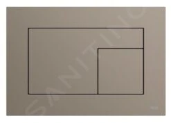 Tece TECEvelvet - Bedieningsplaat, Beschermlaag Tegen Vingerafdrukken, Beigegrijs 9240730