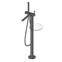 Keuco Edition 400 - Vrijstaande Badkraan, Zwart Chroom 51527130100