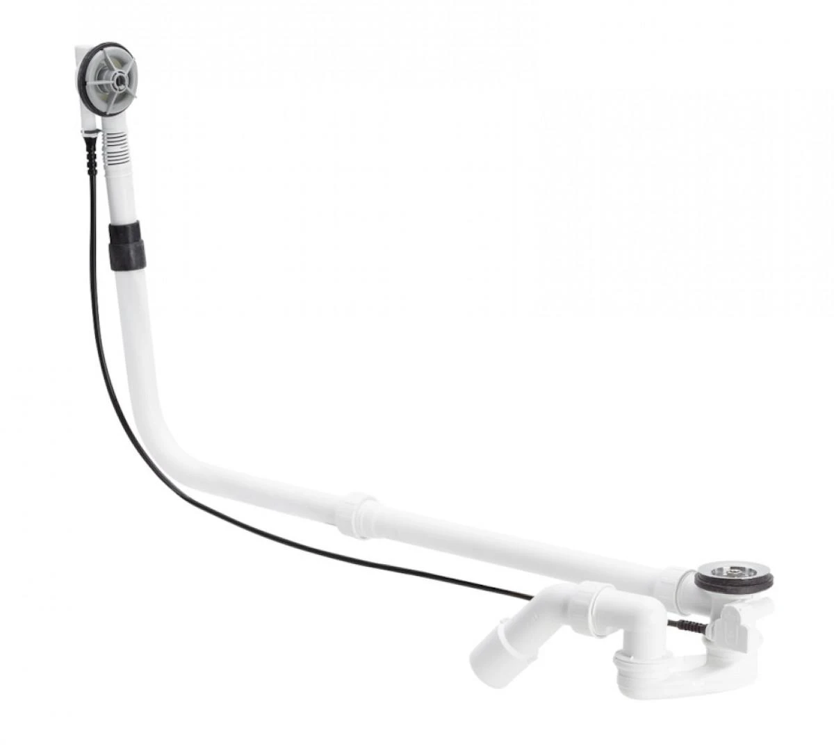 Bette Toebehoren - Bad Af- En Overloopgarnituur, Met Bowdenkabel, Lengte 1070 Mm, Chroom B603-901 1 Bette Toebehoren - Bad Af- En Overloopgarnituur, Met Bowdenkabel, Lengte 1070 Mm, Chroom B603-901