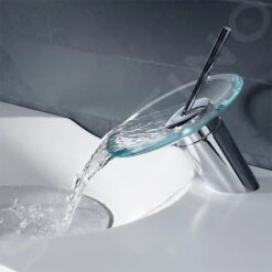 Hansa Murano - Wastafelkraan Met Waste, Chroom/helder Glas 5609210178 6 Hansa Murano - Wastafelkraan Met Waste, Chroom/helder Glas 5609210178 -Badkamer Luxe bed126b12223430e359ad1a1