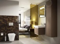 Ideal Standard Connect Air - Wastafelonderkast Cube 600 Mm, 530x409x400 Mm, Decor Eiken Grijs/mat Wit E0846PS -Badkamer Luxe bf4f9eb48a543b0908f04bd2 4