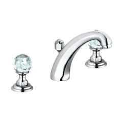 Kludi Adlon - Wastafelkraan Met Waste, 3-gats Installatie, Chroom 5104305G5