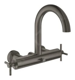 Grohe Atrio - Badkraan, Geborsteld Hard Graphite 25010AL3