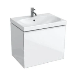 Geberit Acanto - Wastafelonderkast 650 Mm, Glanzend Wit 500.610.01.2