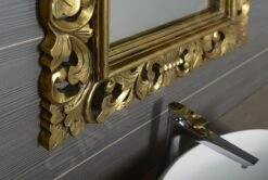Sapho Scule - Spiegel Met Lijst, 700x1000 Mm, Goud IN163 -Badkamer Luxe c086767422dcbe6f33a7c653