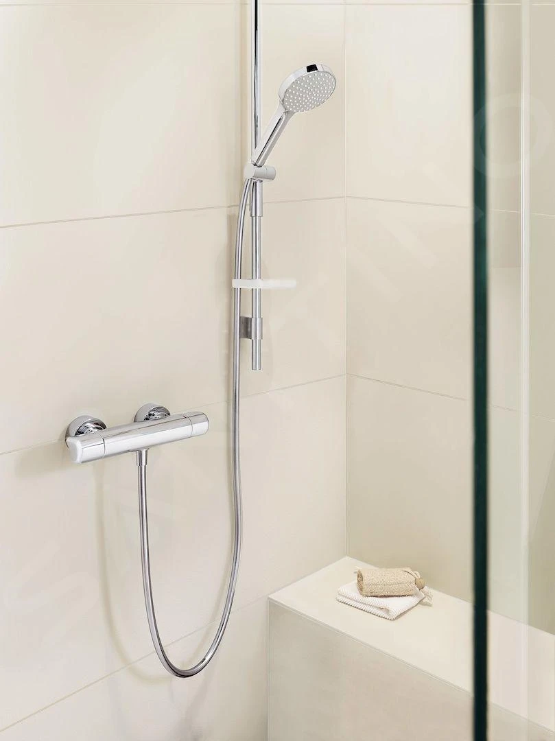 Hansa Care - Thermostatische Douchekraan, Thermo Cool, Chroom 08707100 4 Hansa Care - Thermostatische Douchekraan, Thermo Cool, Chroom 08707100 - Afbeelding 4