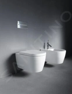 Duravit ME By Starck - Hangend Toilet, Wit/mat Wit 2528092600 -Badkamer Luxe c1917f4243a0cefc58d0fda1