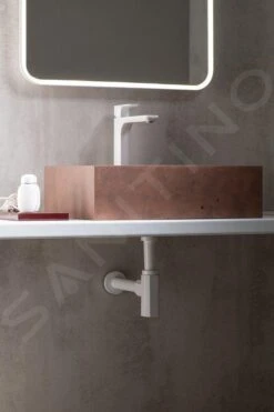 Sapho Spy - Wastafelkraan Zonder Waste, Mat Wit PY07/14 -Badkamer Luxe c1e42675be3adb1cb0c05ef1