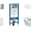 Geberit Duofix - Set Voorwandinstallatie, Closet Alpha Met WC-zitting, SIGMA30 Bedieningsknop, Chroom 111.300.00.5 NR6