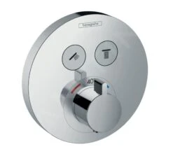 Hansgrohe Shower Select - Thermostaat Mengkraan Met Stopkraan Voor 2 Functies, Chroom 15743000