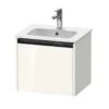 Duravit Ketho.2 - Wastafelkast 440x510x420 Mm, 1 Lade, Glanzend Wit K25061022220000