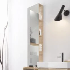 Geberit ICon - Rek Met Spiegel 280x1200x140 Mm, Eikenhout 841030000 -Badkamer Luxe c43d176ca9455c194d8bbfae