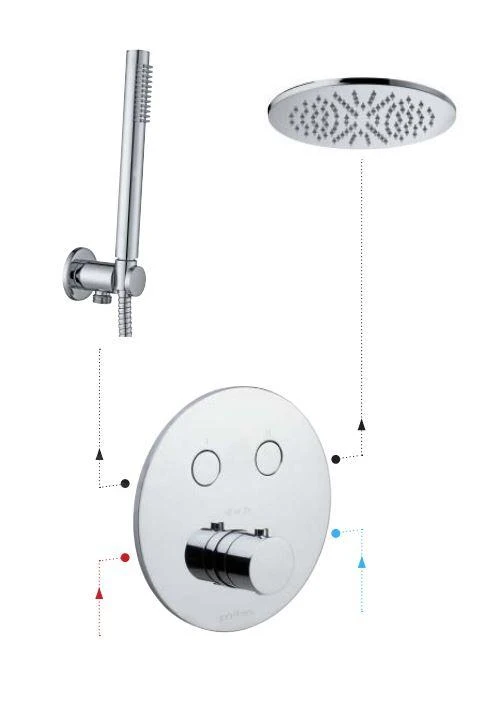 Paffoni Compact Box - Thermostatische Inbouwkraan, Voor 2 Uitgangen, Mat Zwart CPT018NO 3 Paffoni Compact Box - Thermostatische Inbouwkraan, Voor 2 Uitgangen, Mat Zwart CPT018NO - Afbeelding 3