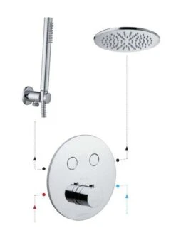 Paffoni Compact Box - Thermostatische Inbouwkraan, Voor 2 Uitgangen, Mat Wit CPT018BO -Badkamer Luxe c4affff3b07c4848e9834feb