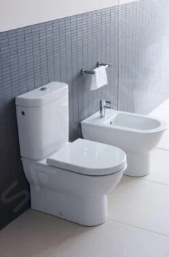 Duravit Darling New - Staande Toiletpot, Vario Afvoer, Met HygieneGlaze, Alpine Wit 2138092000 -Badkamer Luxe c4be2cec1b530b1fdb6424c3