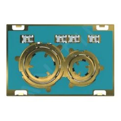 Geberit Sigma21 - Bedieningsplaat, Dual Flush Spoeling, Mesing/zonder Afdekplaat 115.652.00.1